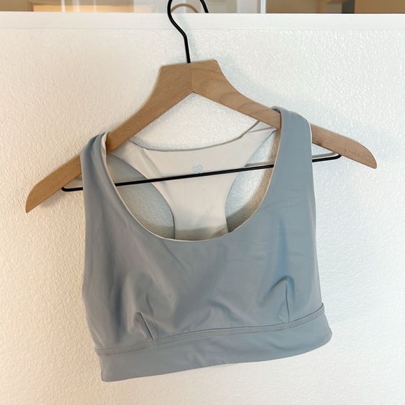 Full Set Super Soft Leggings and Bra Storm Blue US Small - Picture 2 of 8